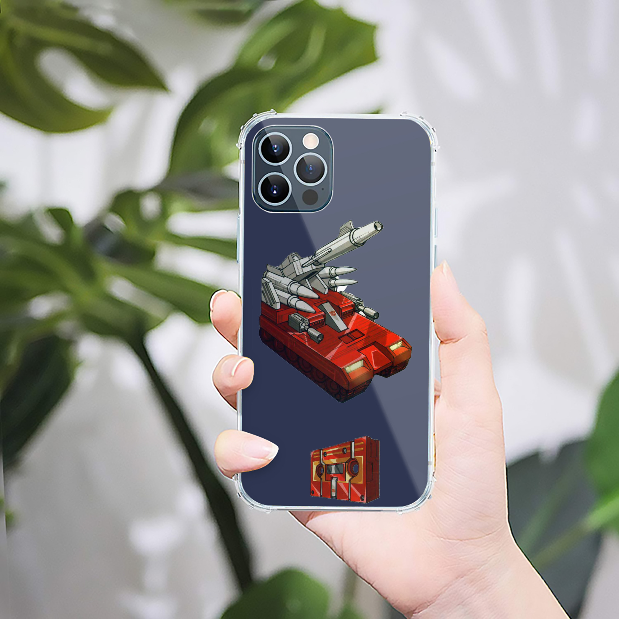 （画像用）  【iPhone 12シリーズ対応】透明スマホケース（クリアソフトケース）